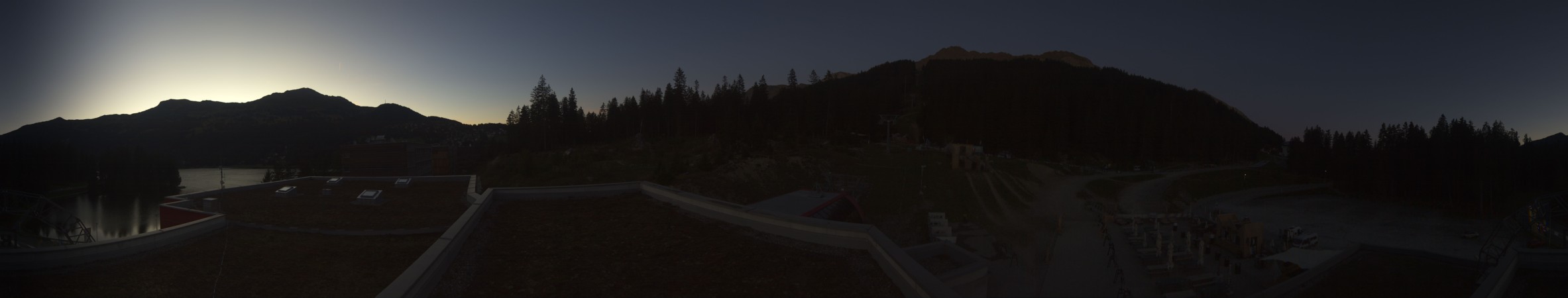 Lenzerheide Bergbahnen Talstation snow cam captured at 12 September 2026 at 8:05 pm GMT+2