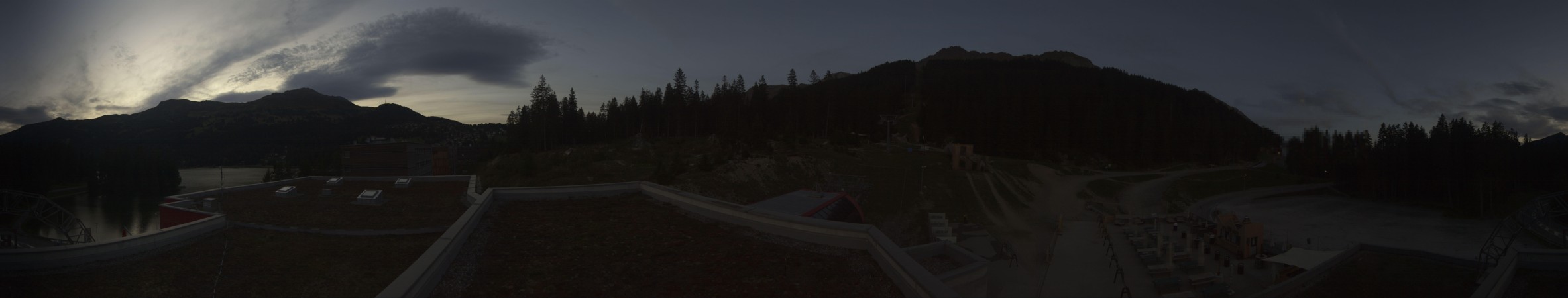 Lenzerheide Bergbahnen Talstation snow cam captured at 20 September 2026 at 7:41 pm GMT+2