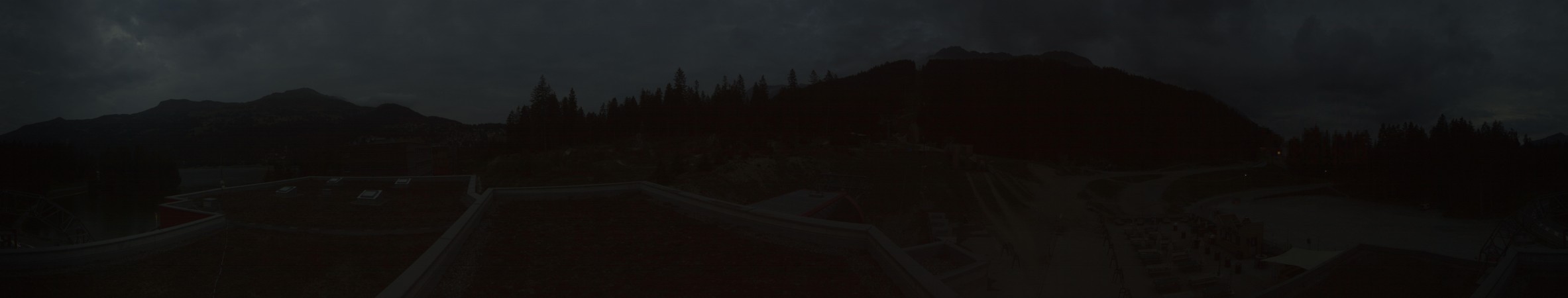 Lenzerheide Bergbahnen Talstation snow cam captured at 1 October 2026 at 7:30 pm GMT+2