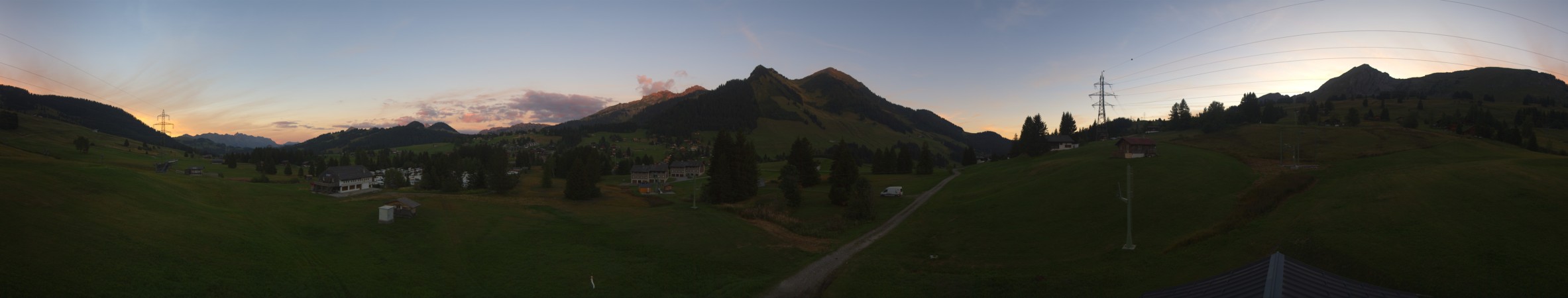 Leysin Télé Les Mosses snow cam captured at 12 September 2026 at 8:05 pm GMT+2