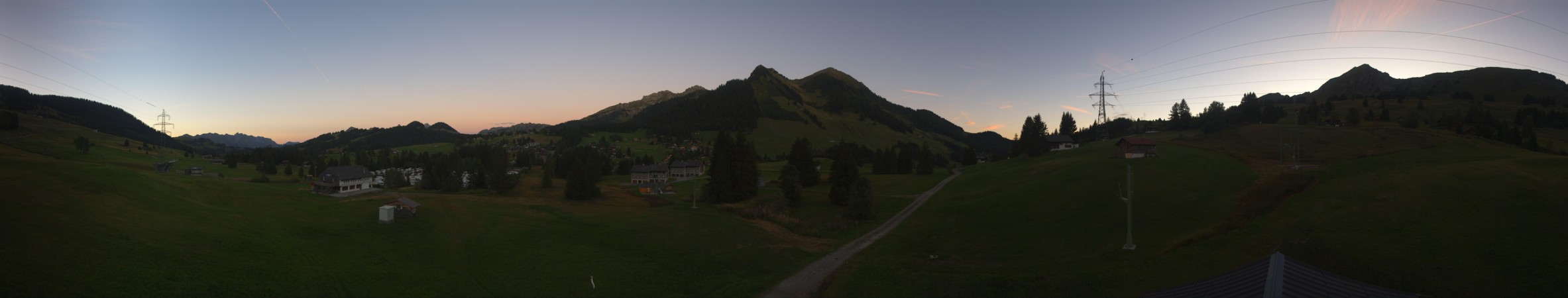 Leysin Télé Les Mosses snow cam captured at 14 September 2026 at 8:05 pm GMT+2