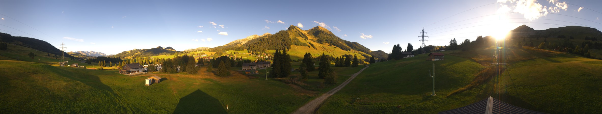Leysin Télé Les Mosses snow cam captured at 15 September 2026 at 6:16 pm GMT+2