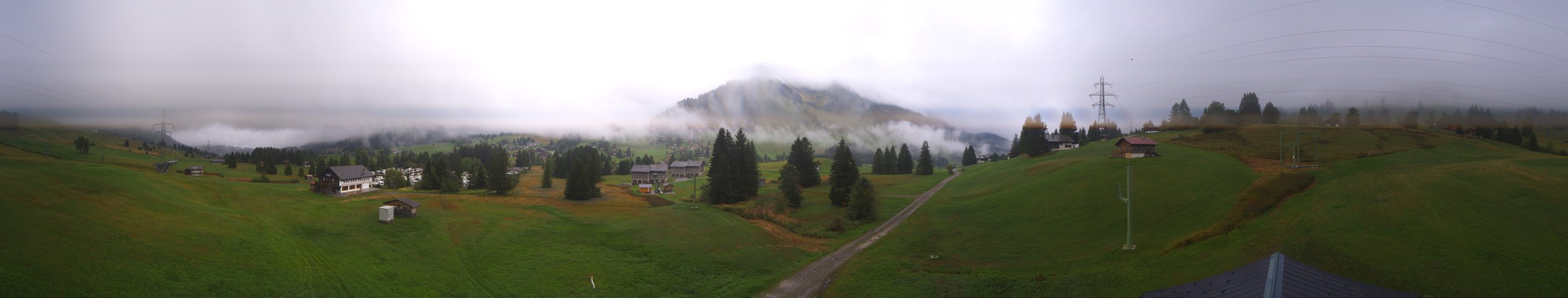 Leysin Télé Les Mosses snow cam captured at 16 September 2026 at 7:04 pm GMT+2
