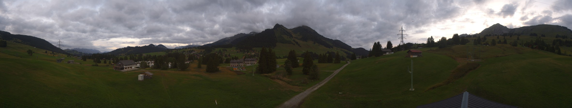Leysin Télé Les Mosses snow cam captured at 17 September 2026 at 7:49 pm GMT+2