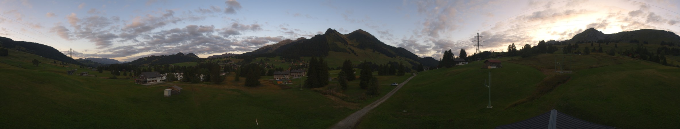 Leysin Télé Les Mosses snow cam captured at 18 September 2026 at 7:39 pm GMT+2