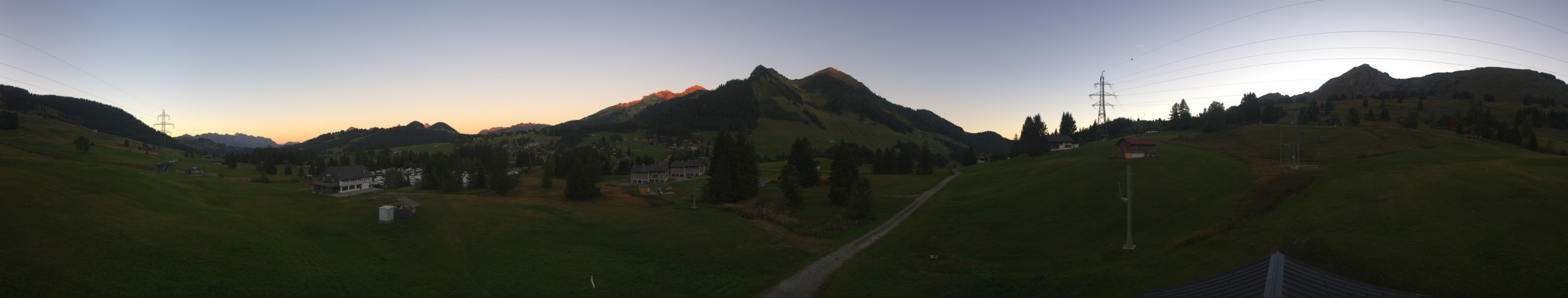 Leysin Télé Les Mosses snow cam captured at 22 September 2026 at 7:45 pm GMT+2