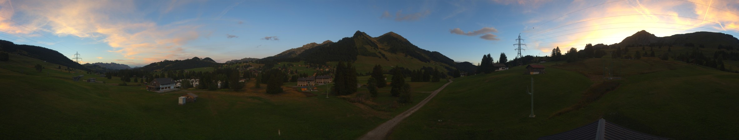 Leysin Télé Les Mosses snow cam captured at 23 September 2026 at 7:46 pm GMT+2