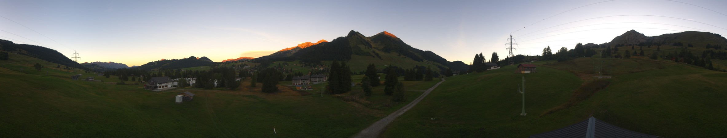 Leysin Télé Les Mosses snow cam captured at 25 September 2026 at 7:30 pm GMT+2