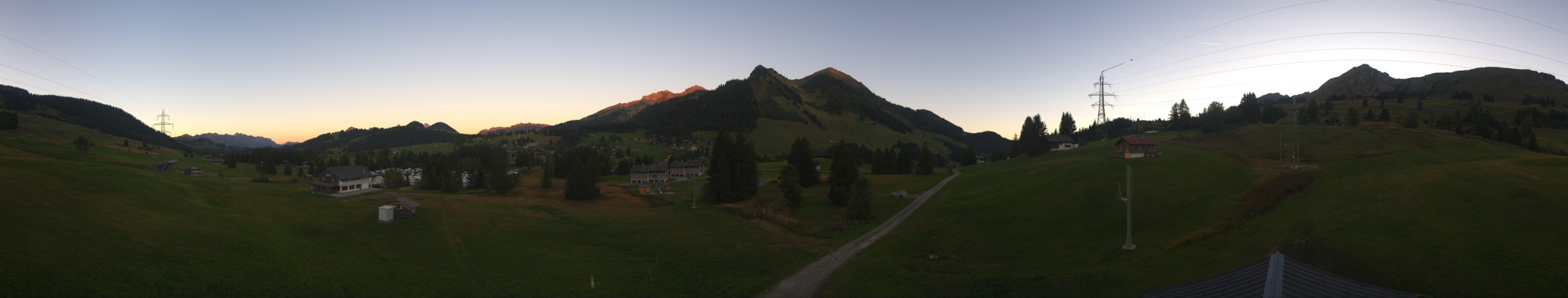 Leysin Télé Les Mosses snow cam captured at 26 September 2026 at 7:31 pm GMT+2