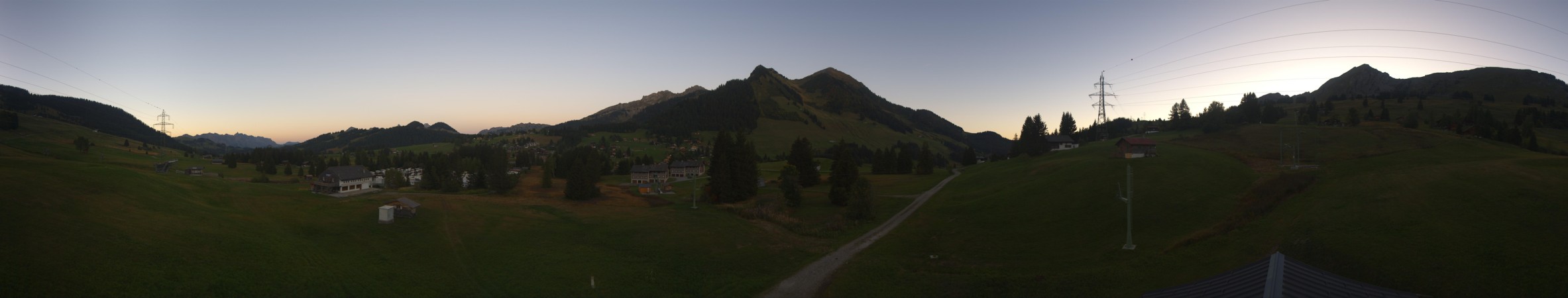 Leysin Télé Les Mosses snow cam captured at 27 September 2026 at 7:39 pm GMT+2