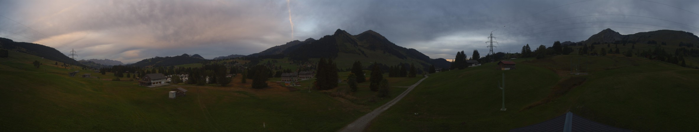 Leysin Télé Les Mosses snow cam captured at 29 September 2026 at 7:33 pm GMT+2