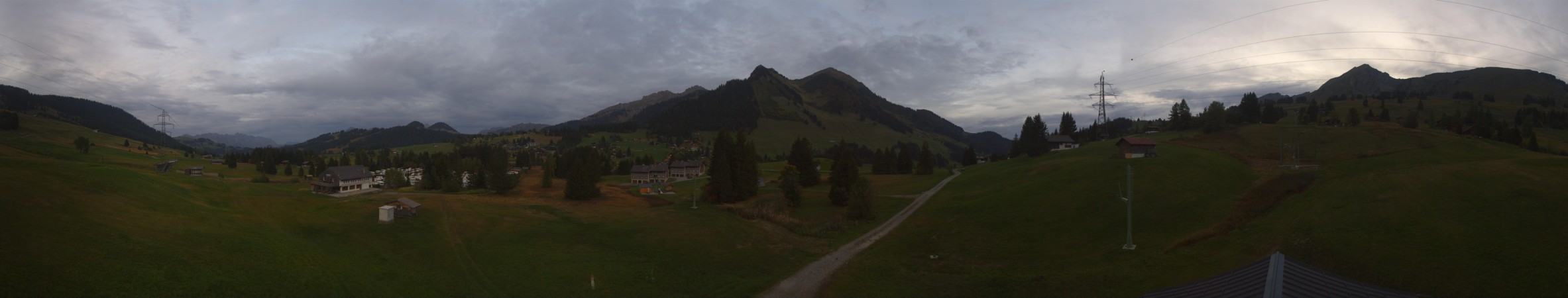 Leysin Télé Les Mosses snow cam captured at 30 September 2026 at 7:32 pm GMT+2