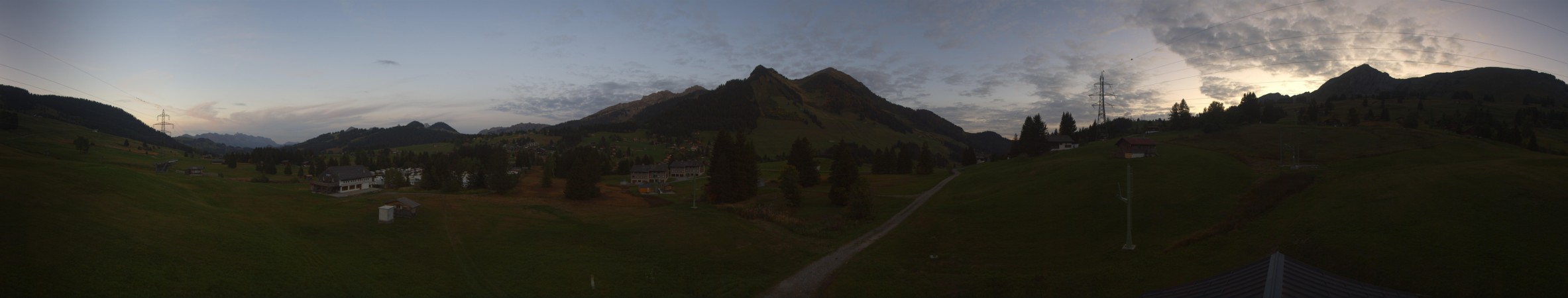 Leysin Télé Les Mosses snow cam captured at 3 October 2026 at 7:21 pm GMT+2