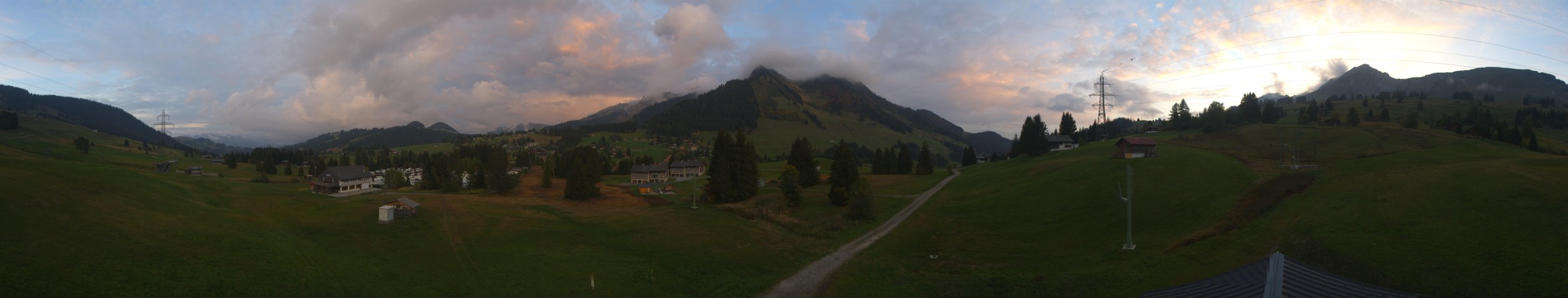 Leysin Télé Les Mosses snow cam captured at 4 October 2026 at 7:17 pm GMT+2