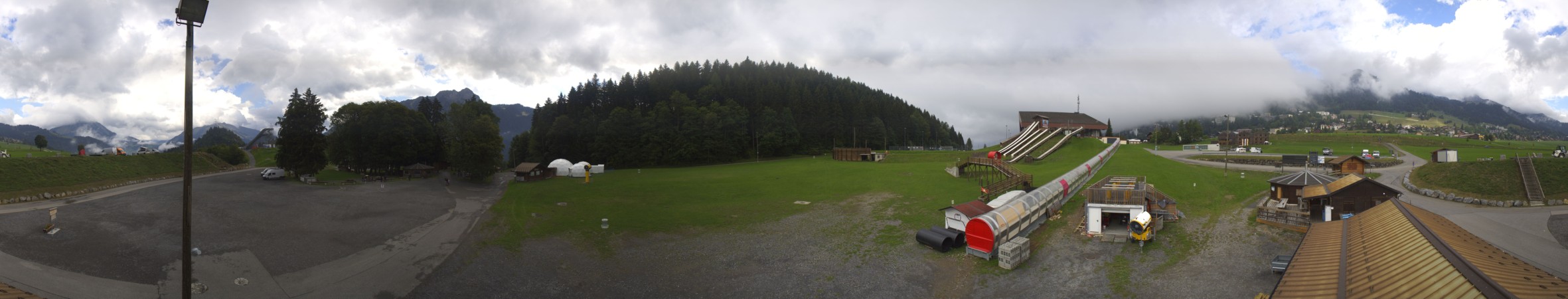 Leysin Télé Tobogganing Park snow cam captured at 16 September 2026 at 12:03 pm GMT+2