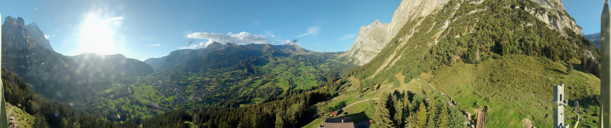 Luftseilbahn Grindelwald-Pfingstegg AG Pfingstegg snow cam captured at 15 September 2026 at 6:16 pm GMT+2