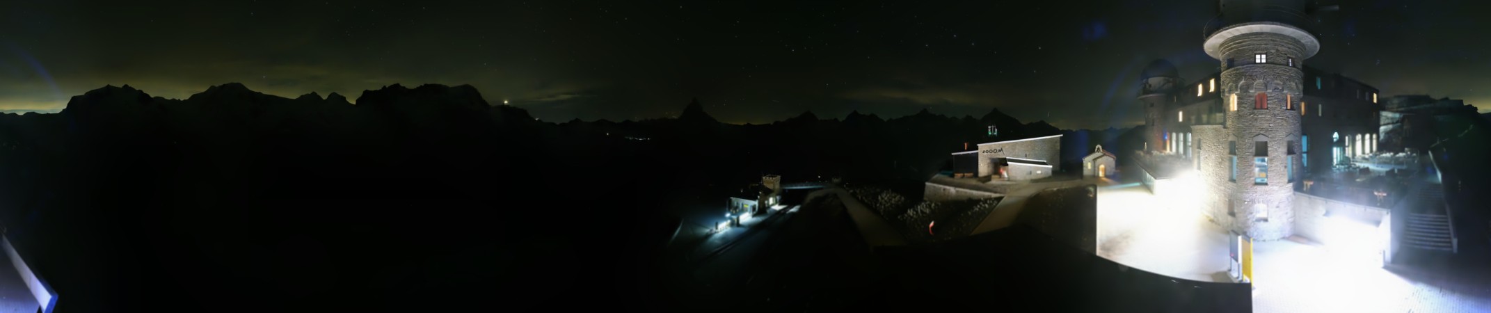 Matterhorn Gotthard Bahn Gornergrat MGB snow cam captured at 12 September 2026 at 11:57 pm GMT+2