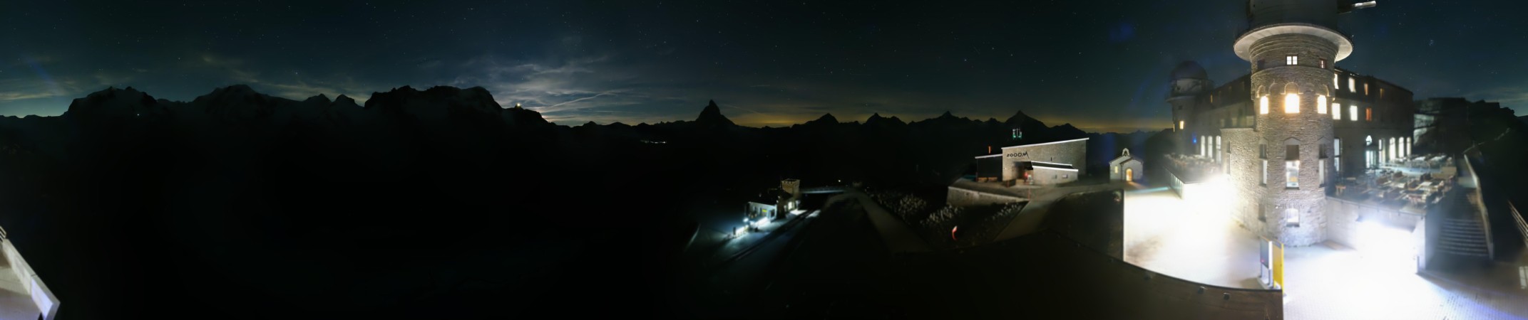 Matterhorn Gotthard Bahn Gornergrat MGB snow cam captured at 19 September 2026 at 11:58 pm GMT+2