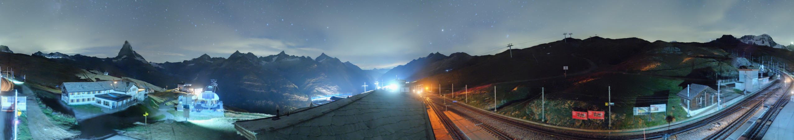 Matterhorn Gotthard Bahn Matterhorn Gotthard Bahn - Riffelberg snow cam captured at 12 September 2026 at 11:46 pm GMT+2