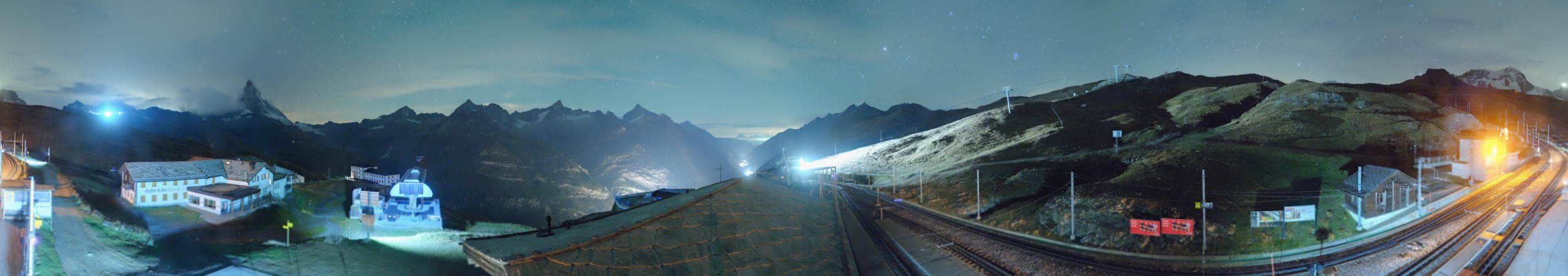 Matterhorn Gotthard Bahn Matterhorn Gotthard Bahn - Riffelberg snow cam captured at 17 September 2026 at 11:51 pm GMT+2