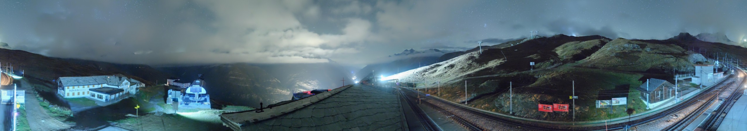 Matterhorn Gotthard Bahn Matterhorn Gotthard Bahn - Riffelberg snow cam captured at 18 September 2026 at 11:52 pm GMT+2