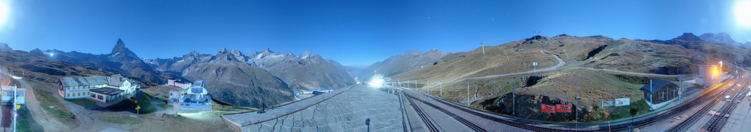 Matterhorn Gotthard Bahn Matterhorn Gotthard Bahn - Riffelberg snow cam captured at 22 September 2026 at 11:48 pm GMT+2