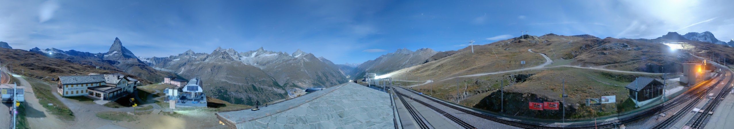 Matterhorn Gotthard Bahn Matterhorn Gotthard Bahn - Riffelberg snow cam captured at 24 September 2026 at 11:53 pm GMT+2
