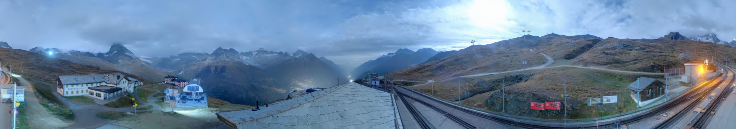 Matterhorn Gotthard Bahn Matterhorn Gotthard Bahn - Riffelberg snow cam captured at 30 September 2026 at 11:47 pm GMT+2