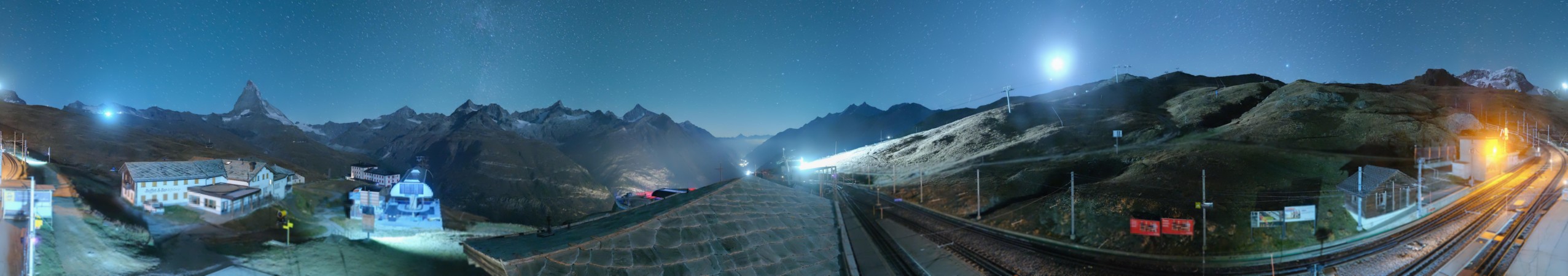 Matterhorn Gotthard Bahn Matterhorn Gotthard Bahn - Riffelberg snow cam captured at 6 October 2026 at 4:29 am GMT+2