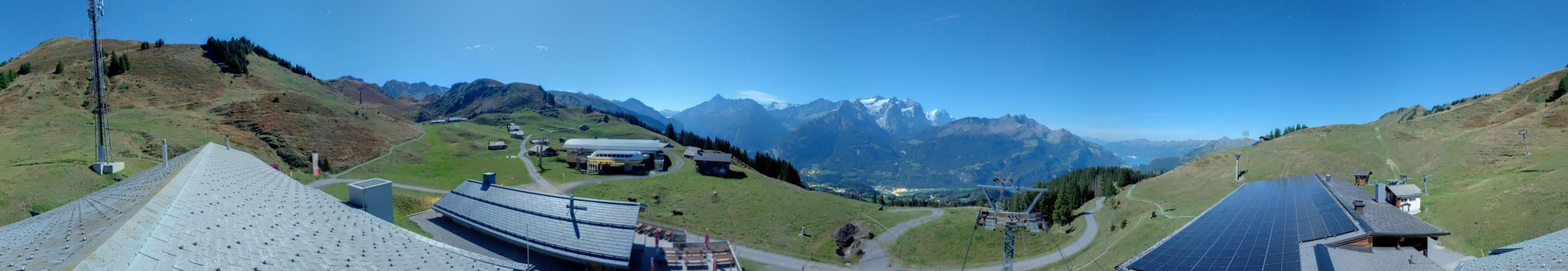 Meiringen Hasliberg Bergbahnen Meiringen Hasliberg - Käserstatt snow cam captured at 27 September 2026 at 11:53 pm GMT+2