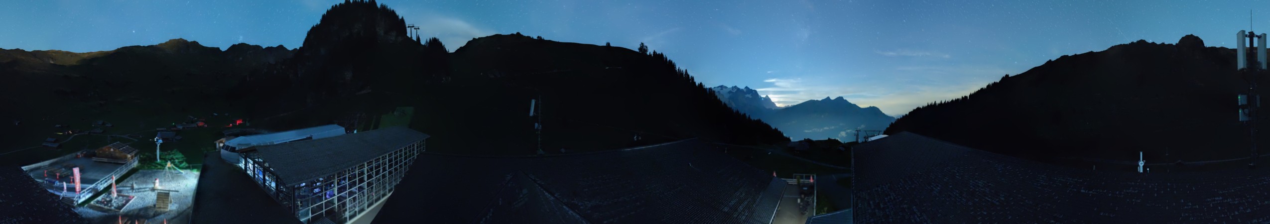Meiringen Hasliberg Bergbahnen Meiringen Hasliberg - Maegisalp snow cam captured at 19 September 2026 at 11:47 pm GMT+2