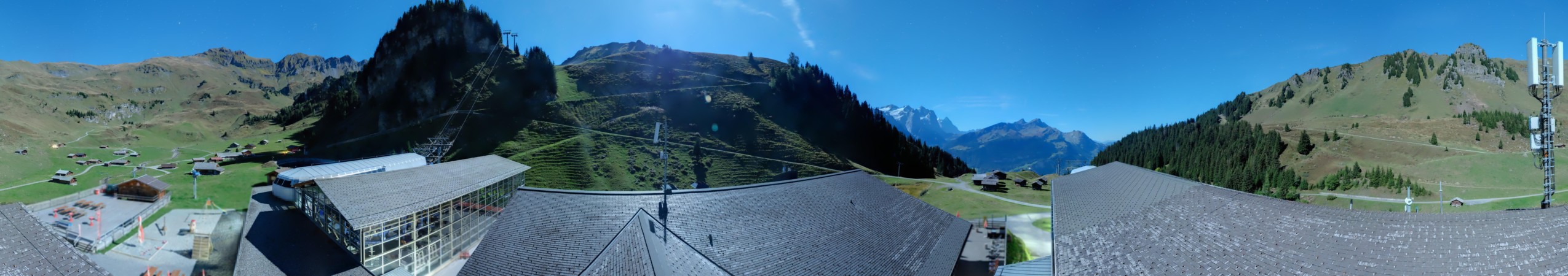 Meiringen Hasliberg Bergbahnen Meiringen Hasliberg - Maegisalp snow cam captured at 25 September 2026 at 11:54 pm GMT+2