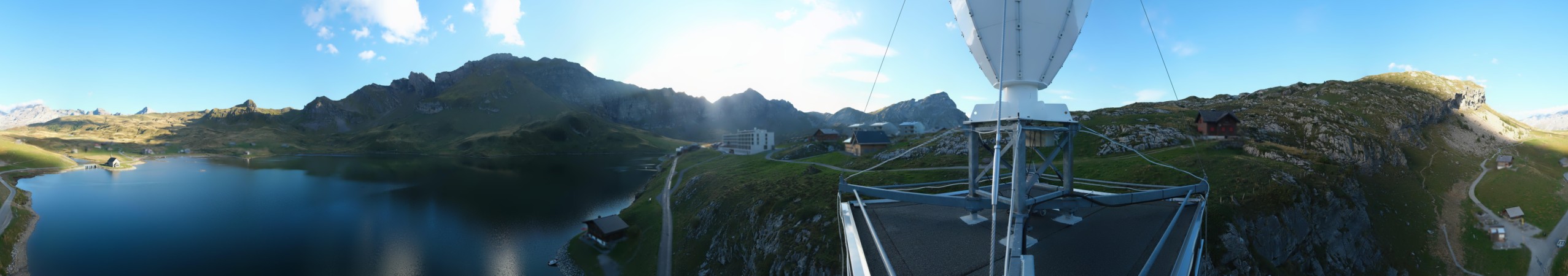 Melchsee-Frutt Sportbahnen Melchsee-Frutt - See snow cam captured at 15 September 2026 at 6:17 pm GMT+2