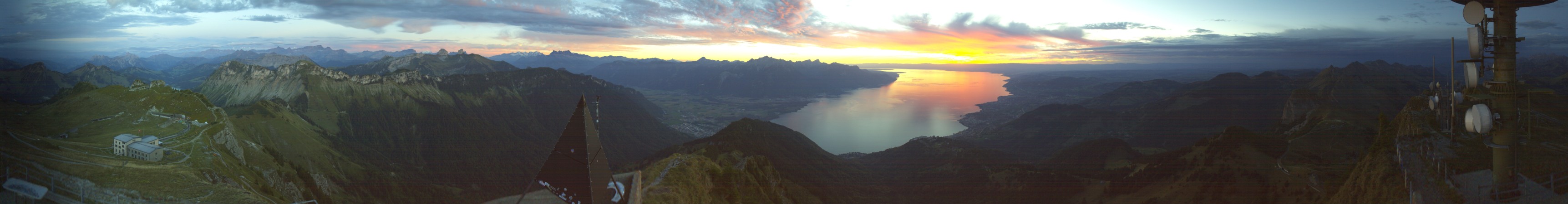 MOB - CCF Montreux Oberland Bernois Rochers de Naye snow cam captured at 13 September 2026 at 8:17 pm GMT+2