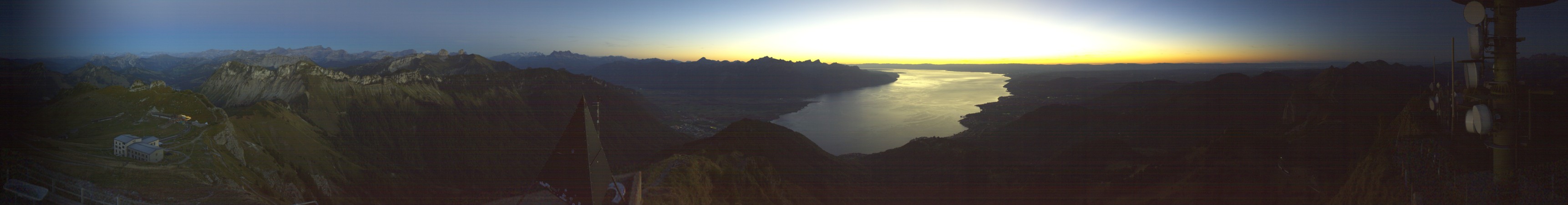 MOB - CCF Montreux Oberland Bernois Rochers de Naye snow cam captured at 14 September 2026 at 8:27 pm GMT+2