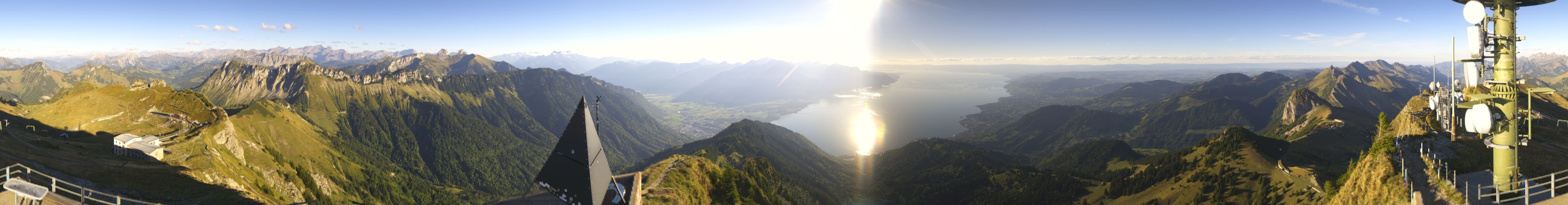 MOB - CCF Montreux Oberland Bernois Rochers de Naye snow cam captured at 15 September 2026 at 6:16 pm GMT+2