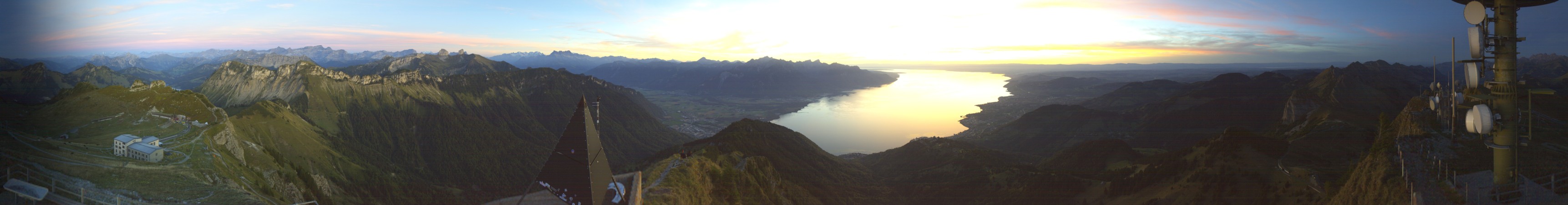 MOB - CCF Montreux Oberland Bernois Rochers de Naye snow cam captured at 19 September 2026 at 8:06 pm GMT+2