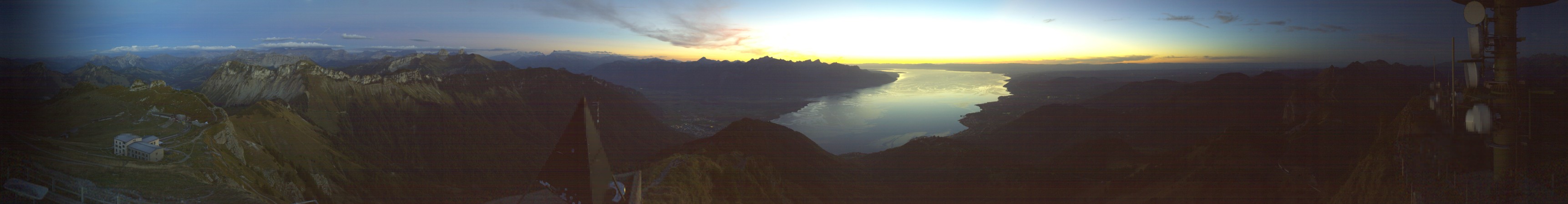 MOB - CCF Montreux Oberland Bernois Rochers de Naye snow cam captured at 23 September 2026 at 8:09 pm GMT+2