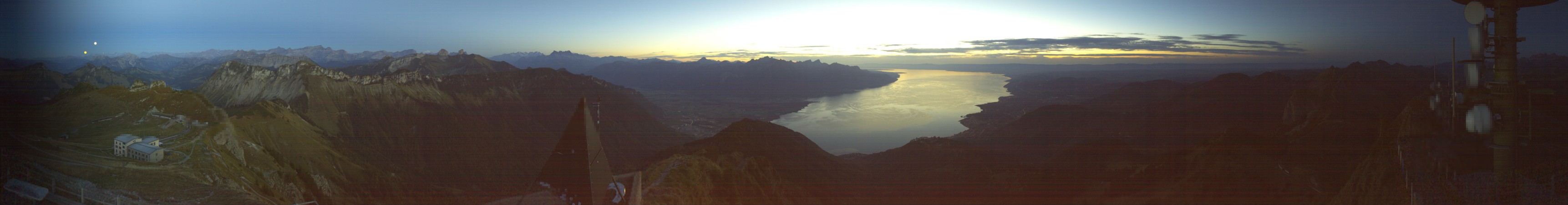 MOB - CCF Montreux Oberland Bernois Rochers de Naye snow cam captured at 27 September 2026 at 7:50 pm GMT+2