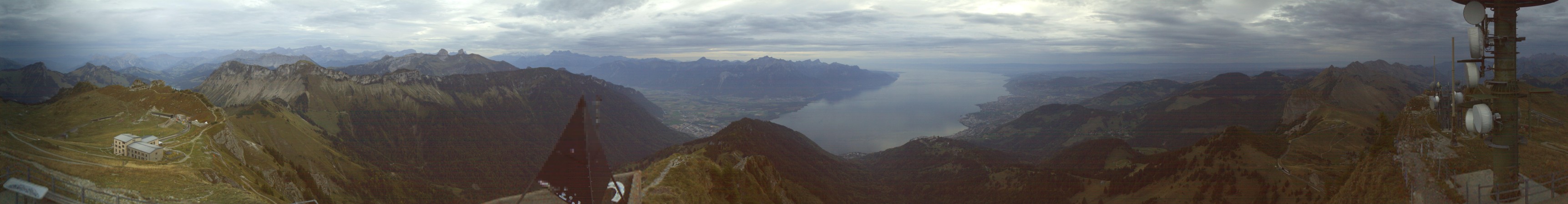 MOB - CCF Montreux Oberland Bernois Rochers de Naye snow cam captured at 30 September 2026 at 7:32 pm GMT+2