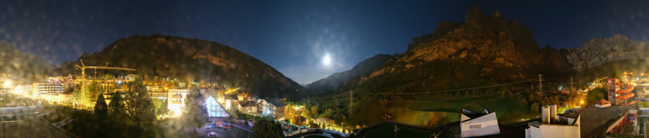 My Leukerbad AG Thermalbad - Leukerbad snow cam captured at 21 September 2026 at 11:49 pm GMT+2