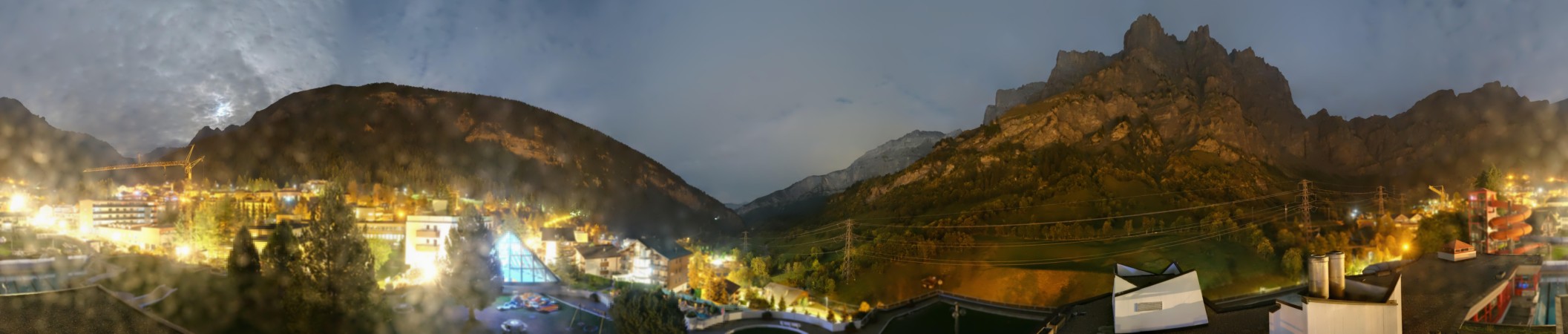 My Leukerbad AG Thermalbad - Leukerbad snow cam captured at 30 September 2026 at 11:34 pm GMT+2
