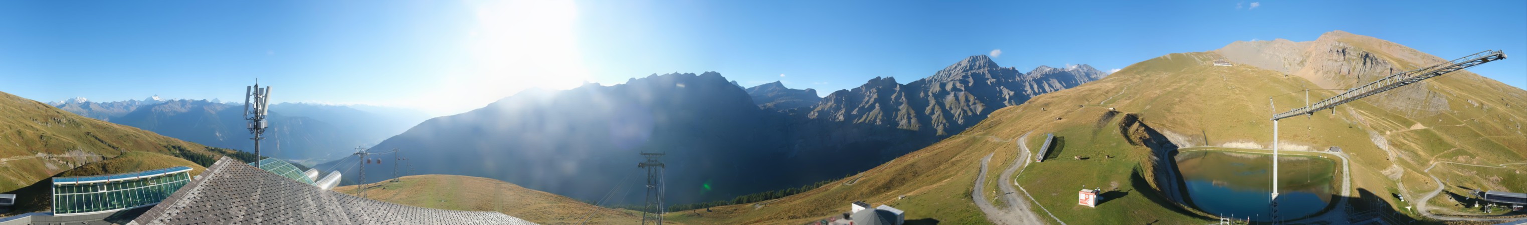My Leukerbad AG Torrent - Leukerbad snow cam captured at 15 September 2026 at 6:17 pm GMT+2