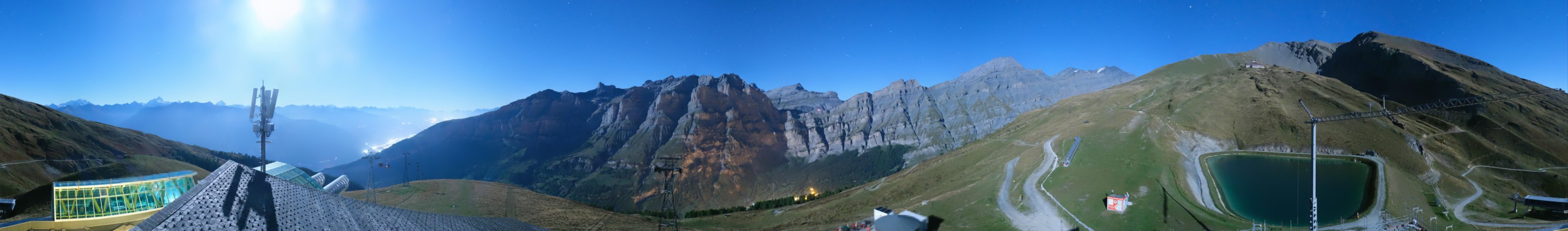 My Leukerbad AG Torrent - Leukerbad snow cam captured at 22 September 2026 at 11:51 pm GMT+2