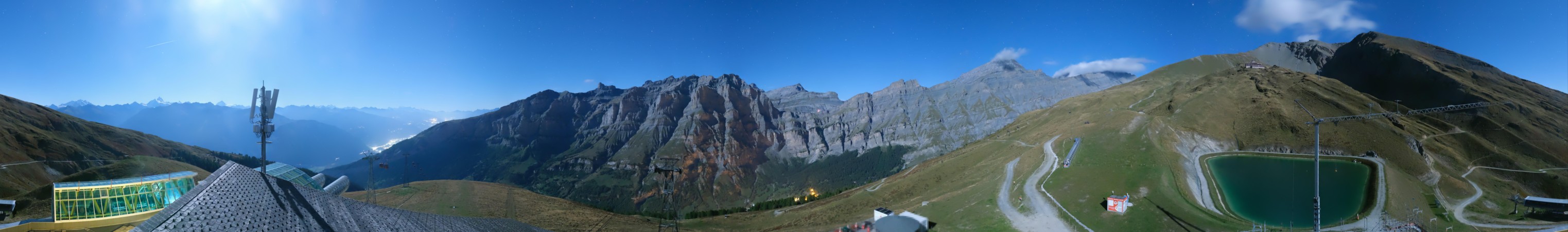 My Leukerbad AG Torrent - Leukerbad snow cam captured at 23 September 2026 at 11:52 pm GMT+2