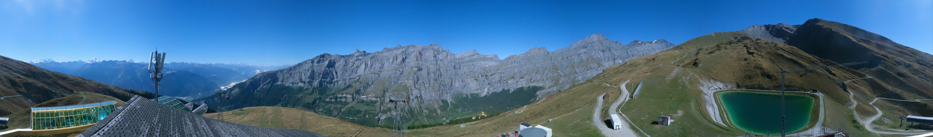 My Leukerbad AG Torrent - Leukerbad snow cam captured at 26 September 2026 at 11:44 pm GMT+2