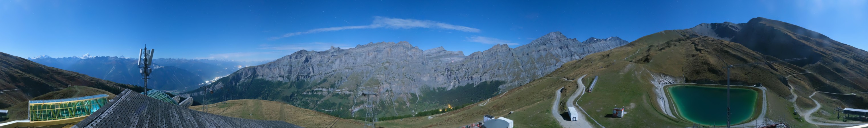 My Leukerbad AG Torrent - Leukerbad snow cam captured at 27 September 2026 at 11:53 pm GMT+2