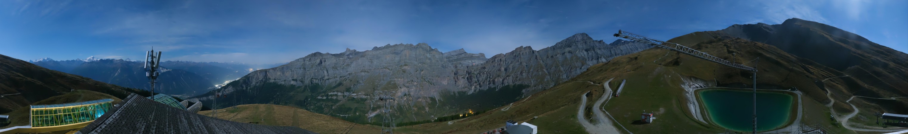 My Leukerbad AG Torrent - Leukerbad snow cam captured at 28 September 2026 at 11:58 pm GMT+2