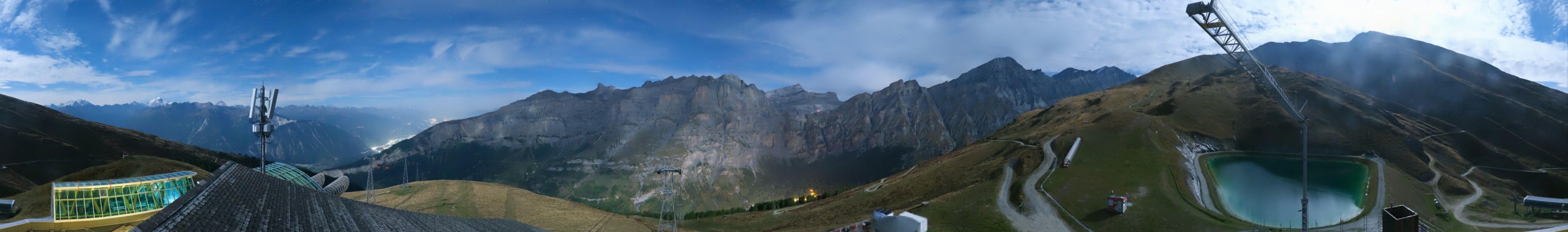 My Leukerbad AG Torrent - Leukerbad snow cam captured at 29 September 2026 at 11:36 pm GMT+2
