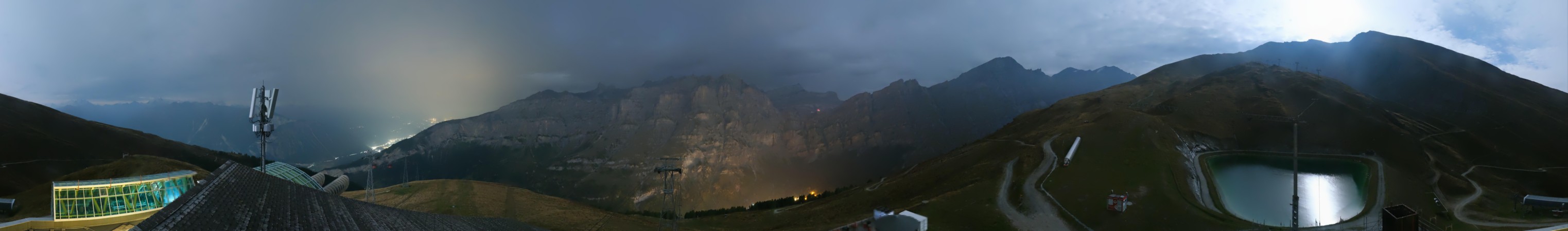My Leukerbad AG Torrent - Leukerbad snow cam captured at 30 September 2026 at 11:44 pm GMT+2